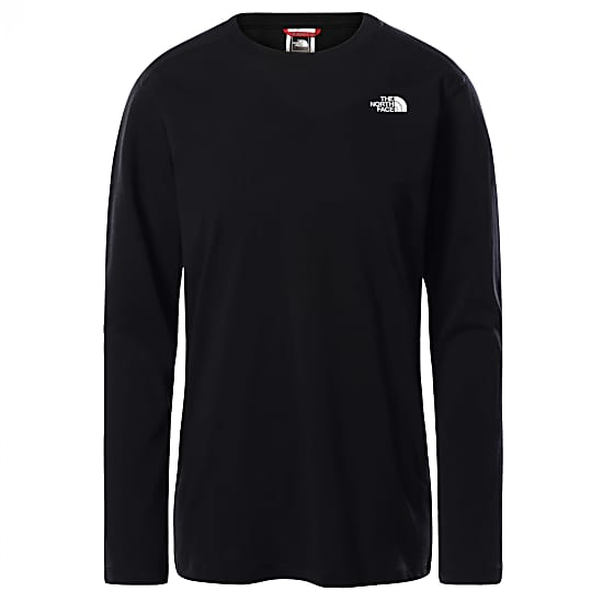 The North Face W L/S SIMPLE DOME TEE, TNF Black