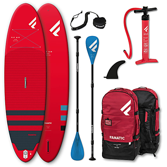 Fanatic PACKAGE FLY AIR - PURE 10'4", Red