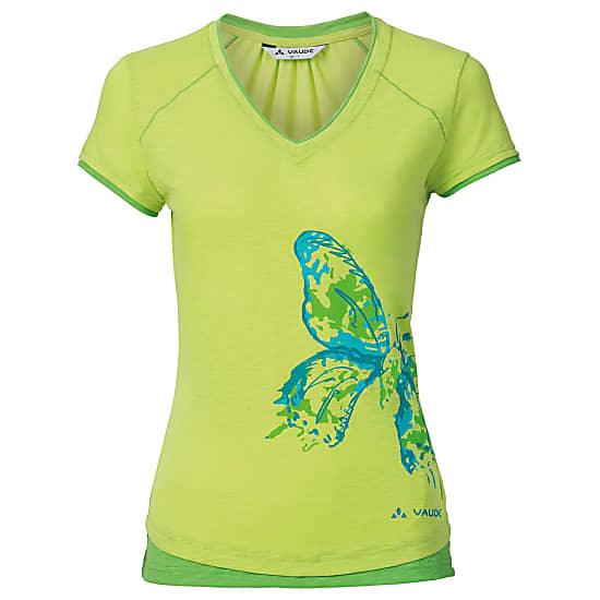 Vaude WOMENS SKOMER PRINT SHIRT (STYLE SUMMER 2017), Pear