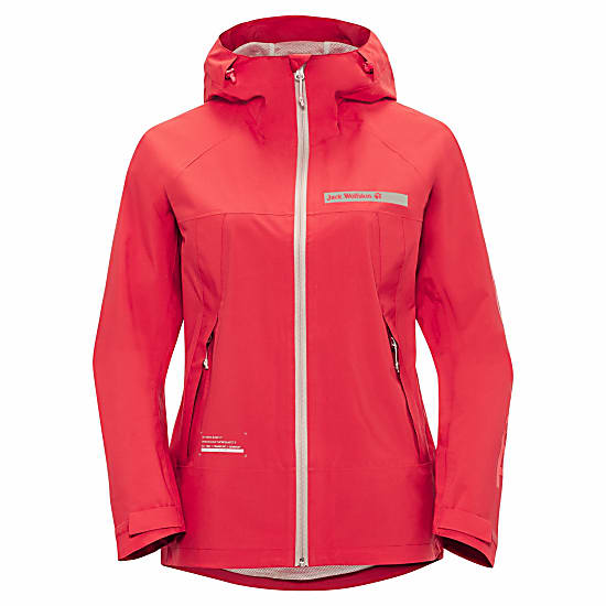 Jack Wolfskin W OFFSHORE JACKET, Tulip Red