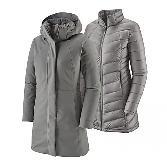 Hvad angår folk Sæt tøj væk rangle Patagonia W TRES 3IN1 PARKA, Feather Grey - Fast and cheap shipping -  www.exxpozed.com