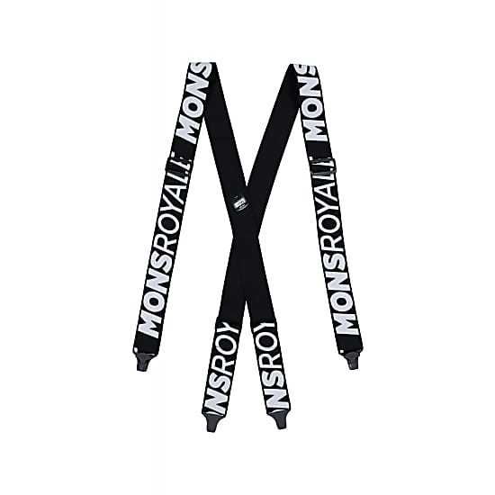 Mons Royale AFTERBANG SUSPENDERS, Black - White