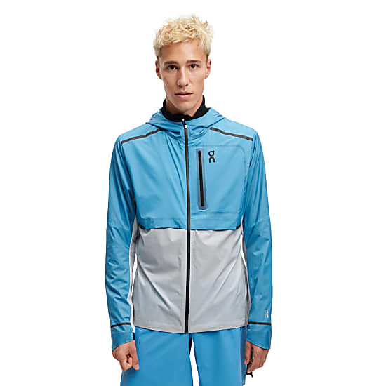 On Running M WEATHER JACKET Niagara Glacier Free Shipping