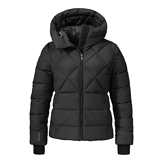 W BOSTON, Black shipping - JACKET Schoeffel cheap Fast INSULATED and