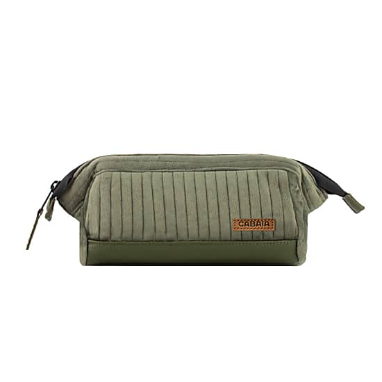 Cabaia AVENUE MCGILL COLLEGE PENCIL CASE, Olive - Fast and cheap shipping 