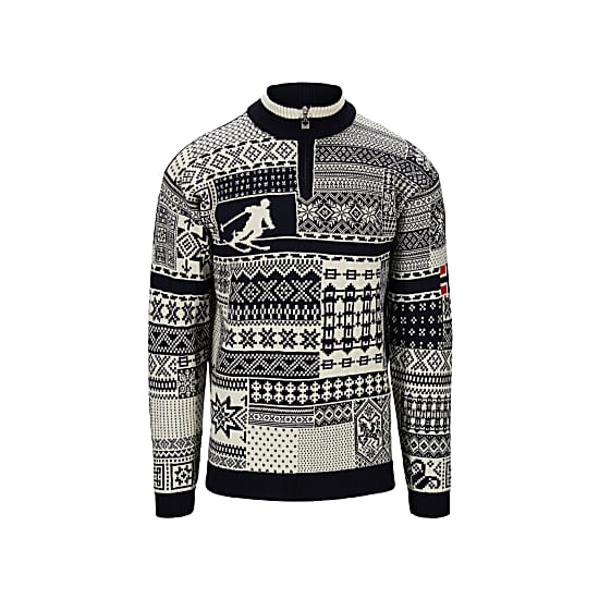 Dale of Norway OL HISTORY SWEATER, Navy - Offwhite