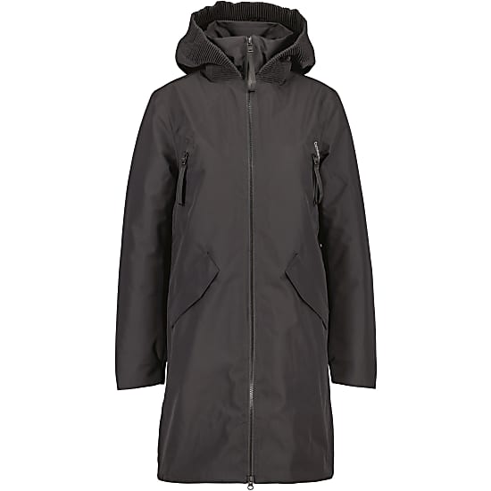 Didriksons W BENTE PARKA, Black - Fast and cheap shipping