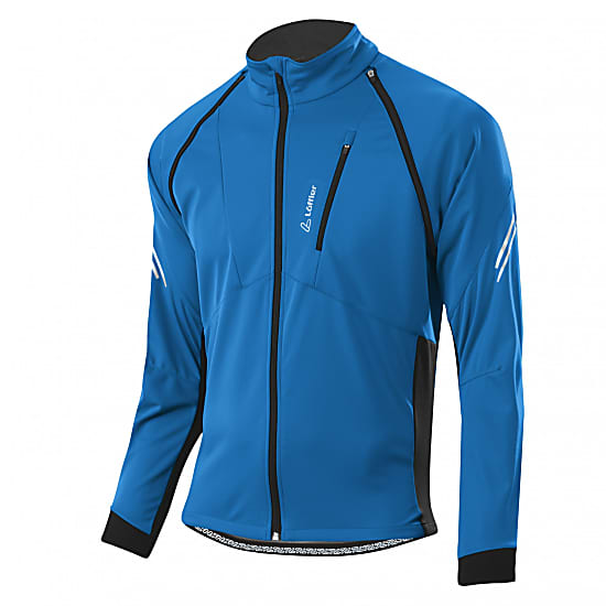Loeffler M BIKE ZIP-OFF JACKET SAN REMO 2 WS LIGHT, Indigo