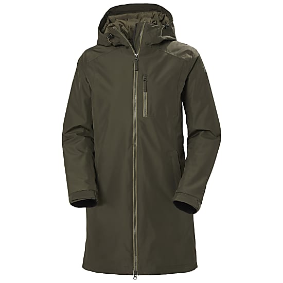 Helly Hansen W LONG BELFAST WINTER JACKET Utility Green Free