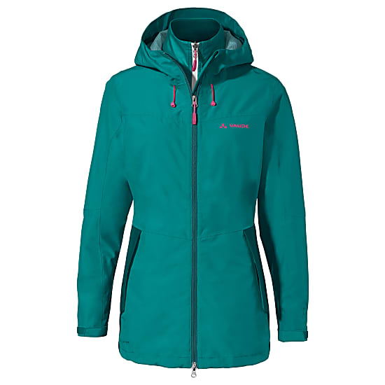 Vaude WOMENS VALSORDA 3IN1 JACKET, Wave - Fast and cheap shipping | Parkas