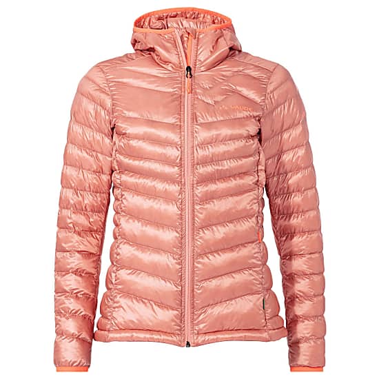 Vaude WOMENS BATURA HOODED INSULATION JACKET, Cherry Blossom - Fast and  cheap shipping