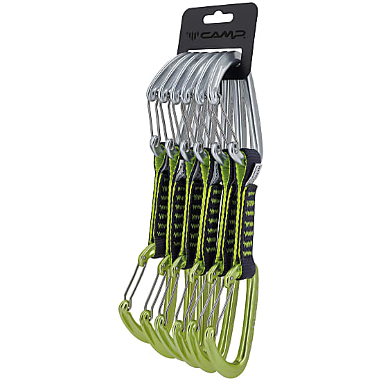 Camp ORBIT WIRE EXPRESS 6 PACK 11 CM, Silver - Green