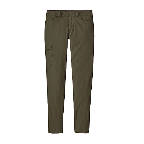 Patagonia W SKYLINE TRAVELER PANTS - SHORT, Basin Green