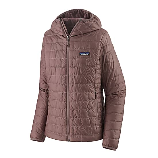 Patagonia W NANO PUFF HOODY, Dusky Brown