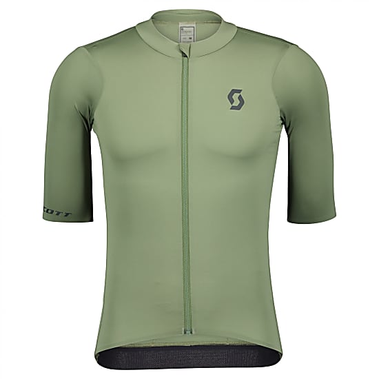 Scott M RC PREMIUM S/SL SHIRT, Frost Green - Dark Grey Melange