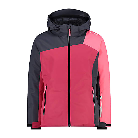 CMP GIRLS JACKET FIX HOOD TWILL IV, Fuxia - Fast and cheap shipping