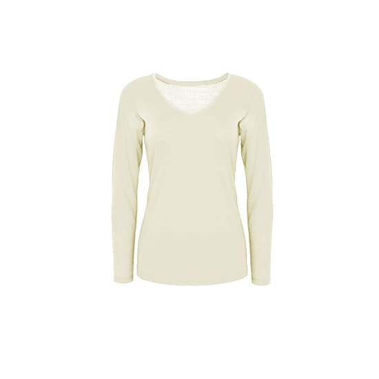 Super.Natural W BASE V NECK 230, Latte