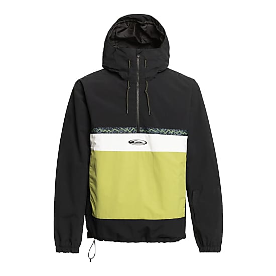 Quiksilver M STEEZE ANORAK, True Black - Fast and cheap shipping