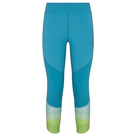 La Sportiva W SENSATION LEGGINGS, Topaz - Kale