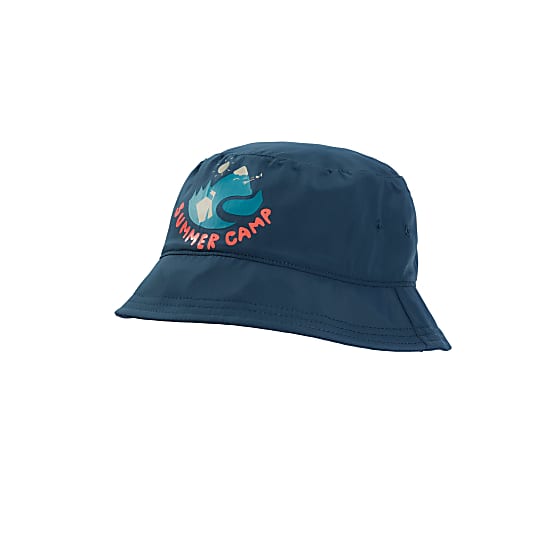 Jack Wolfskin KIDS AT HOME BUCKET HAT, Dark Sea - Fast and cheap shipping
