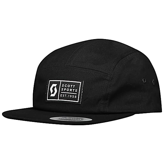 Scott 5-PANELS CAP, Black