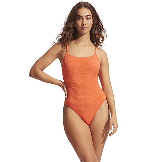 Seafolly W SEA DIVE SCOOP NECK ONE PIECE Mandarin Fast and