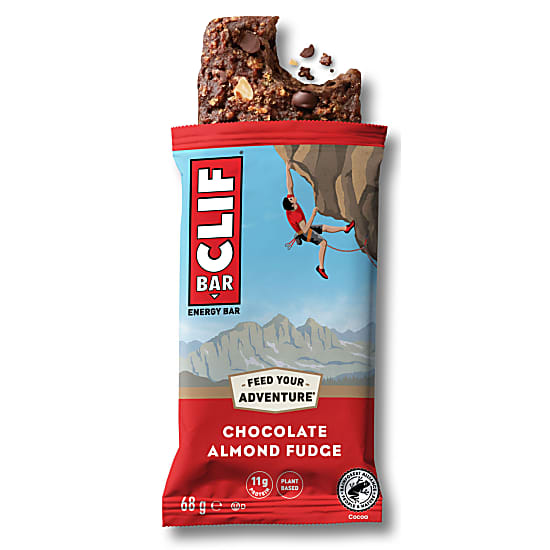 Clif Bar CHOCOLATE + ALMOND FUDGE ENERGY BAR, Chocolate - Almond Fudge