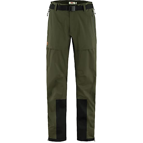 Fjallraven M KEB ECO-SHELL TROUSERS, Deep Forest