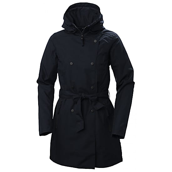 Helly Hansen W WELSEY II TRENCH INSULATED, Navy