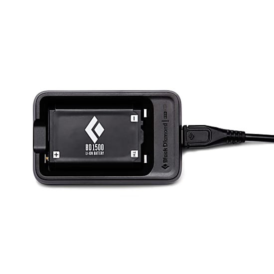 Black Diamond BD 1500 BATTERY AND CHARGER, Black