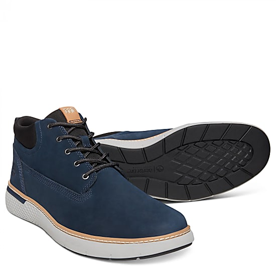 Cross mark plain toe chukka top