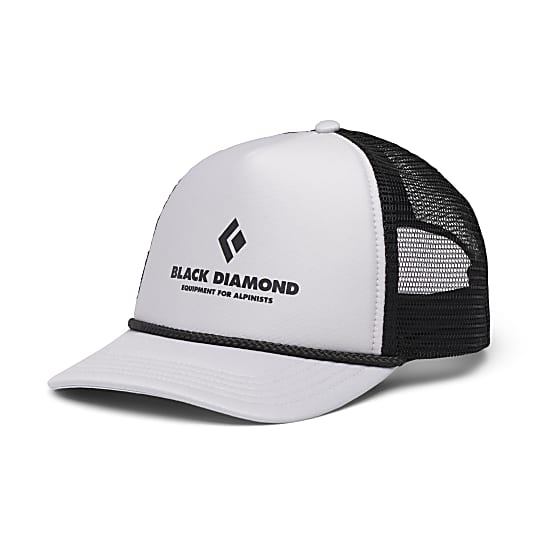 Black Diamond FLAT BILL TRUCKER HAT, Pewter - Black
