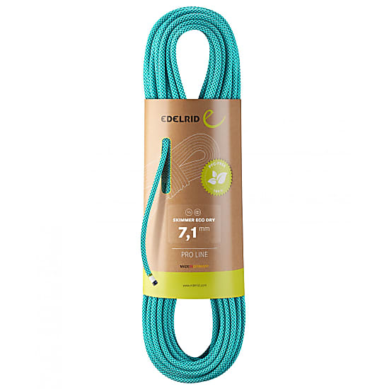 Edelrid SKIMMER ECO DRY 7.1MM 50M, Icemint