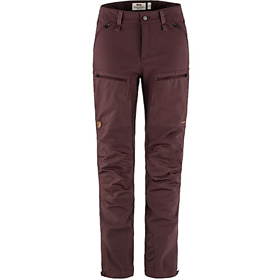 Excellent Fjallraven Keb Trousers Curved Regular Women's Pants, Port/Mesa  Purple