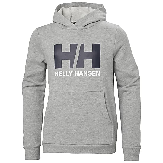 Helly Hansen JUNIOR HH LOGO HOODIE 2.0, Grey Melange
