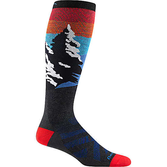 Darn Tough M SOLSTICE OVER-THE-CALF SOCKS, Charcoal