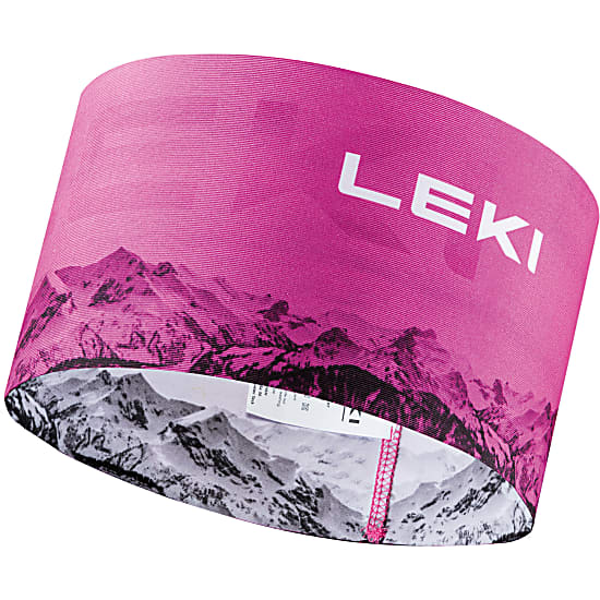 Leki XC HEADBAND, Neonpink - White