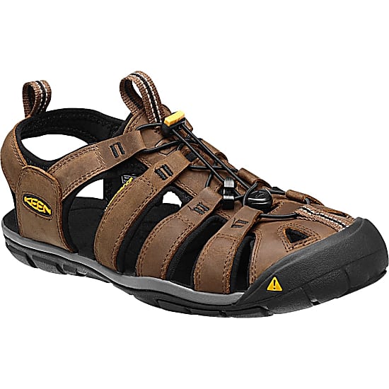 Keen M CLEARWATER CNX LEATHER, Dark Earth - Black