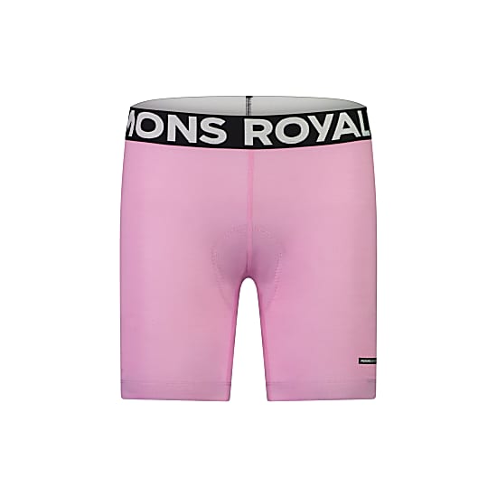 Mons Royale W LOW PRO BIKE SHORT LINER, Pop Pink