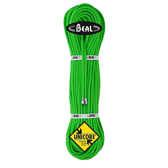 Beal GULLY UNICORE 7.3 MM 50 M GOLDEN DRY, Green
