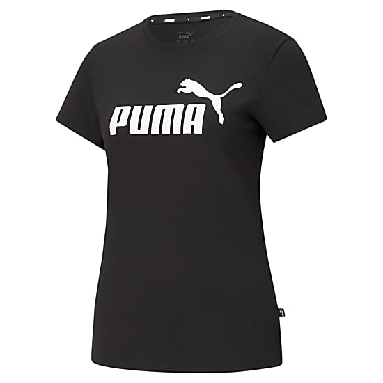 Puma W ESSENTIALS LOGO TEE, Puma Black