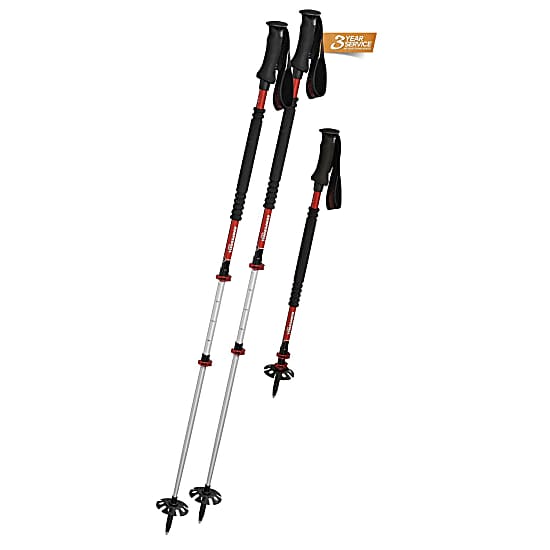 Komperdell THERMO ASCENT TI 3, Black - Red