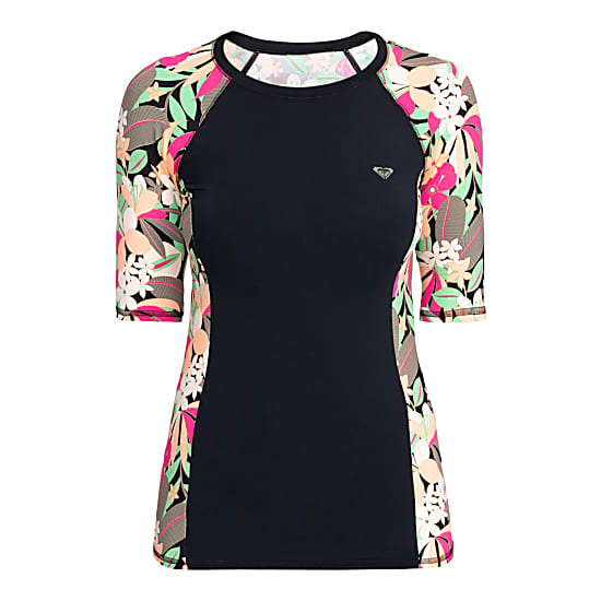 Roxy W LYCRA PRINTED SS, Anthracite Palm Song S