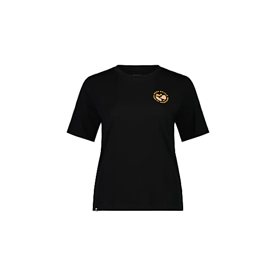 Mons Royale W ICON RELAXED TEE, Black - Landscape Icon