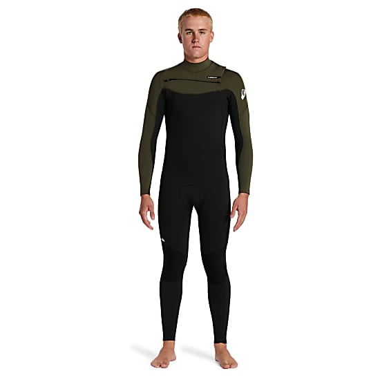 Quiksilver M EVERYDAY SESSIONS 3/2 CHEST ZIP, Black - Thyme