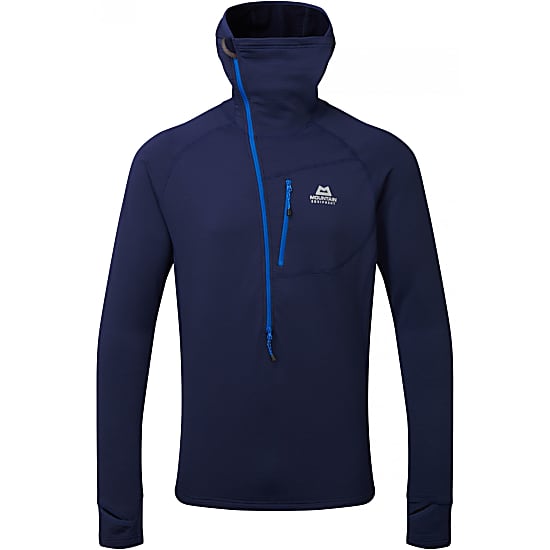 Mountain Equipment M ECLIPSE HOODED ZIP T, Medieval Blue