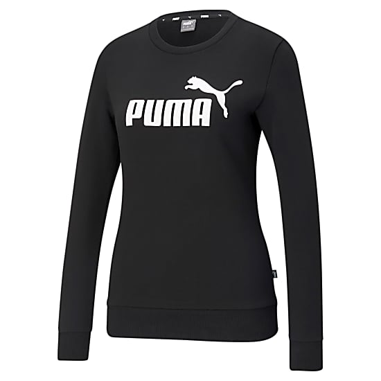 Puma W ESSENTIALS LOGO CREW, Puma Black