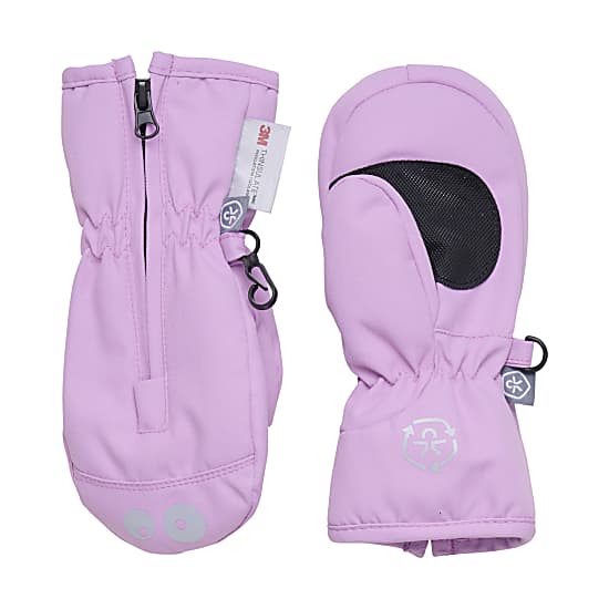 Color Kids KIDS MITTENS WITH ZIPPER 1, Violet Tulle
