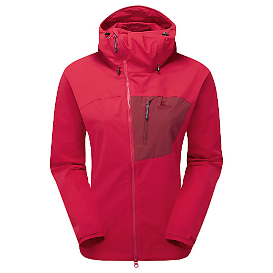 Mountain Equipment W SQUALL HOODED JACKET, Capsicum Red - Tibetan Red
