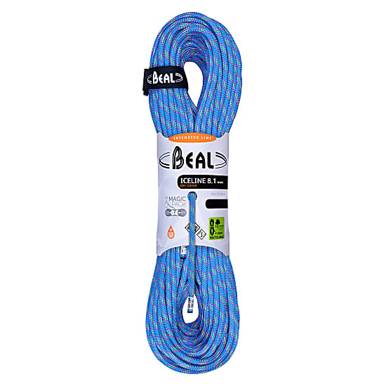 Beal ICE LINE UNICORE 8.1MM 60M DRY COVER, Blue